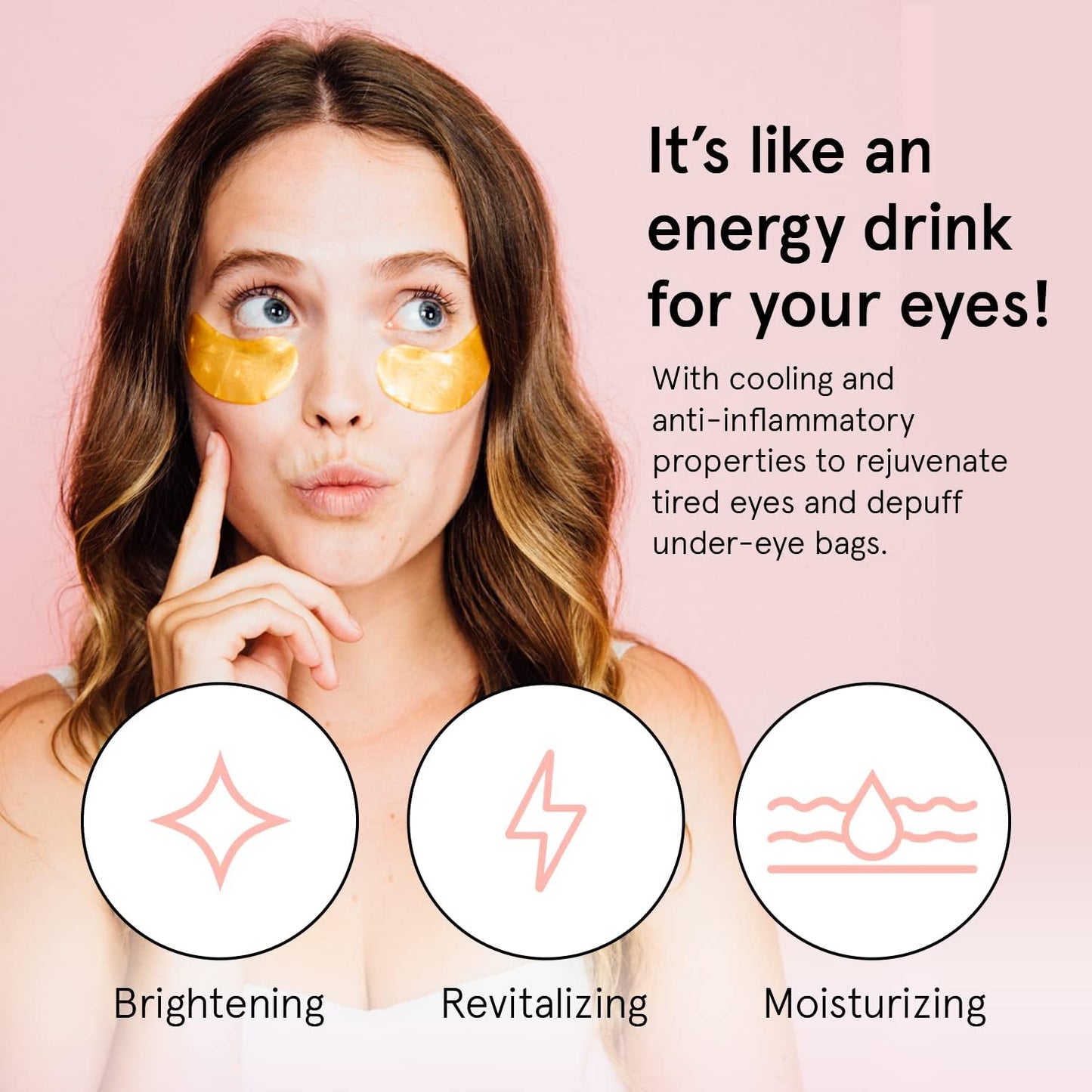 Illuminate Your Eyes: Grace & Stella Gold Under Eye Masks (48 Pairs) - Revitalize Dark Circles, Puffiness, and Fine Lines with Our Vegan, Cruelty-Free Gel Patches - Perfect Self-Care Gift!